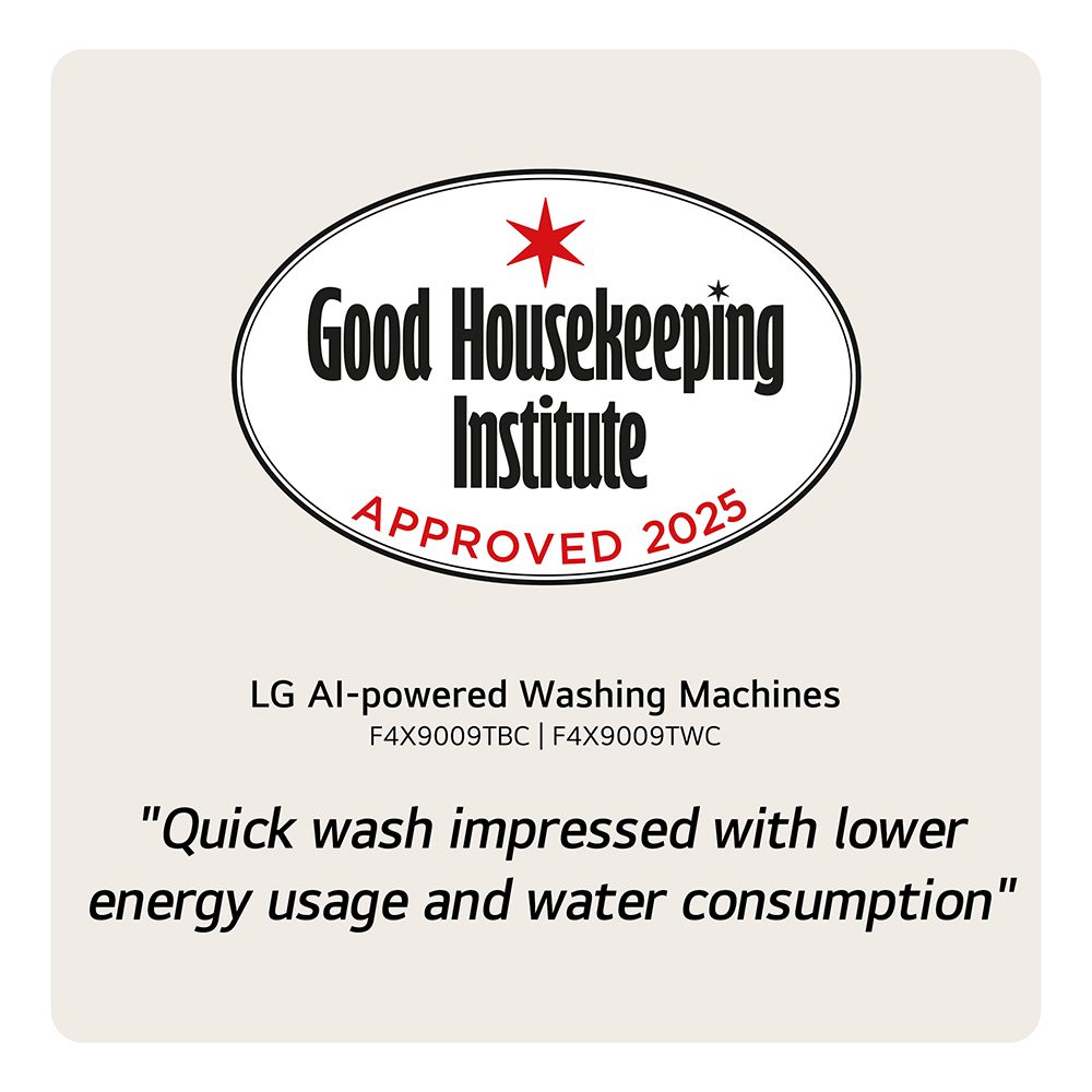 LG Series 9 AI Direct Drive 9kg 1400 Spin Washing Machine F4X9009TBC - Matte Black LG Series 9 AI Direct Drive 9kg 1400 Spin Washing Machine F4X9009TBC - Matte Black