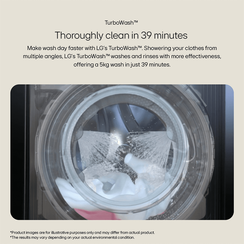 LG Series 4 AI Direct Drive 11kg Washing Machine F4Y511GBLN1 - Slate Grey LG Series 4 AI Direct Drive 11kg Washing Machine F4Y511GBLN1 - Slate Grey