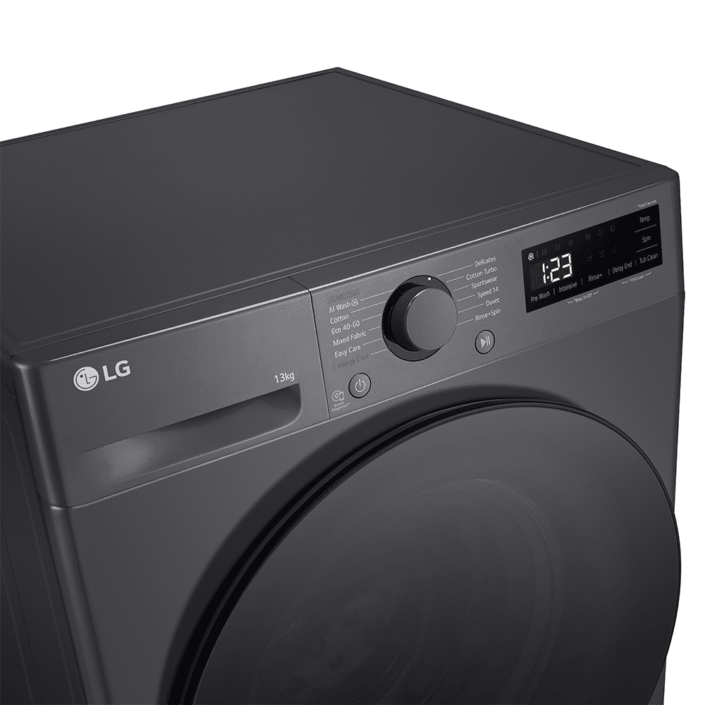 LG Series 4 AI Direct Drive 13kg Washing Machine F4Y513GBLN1 - Slate Grey LG Series 4 AI Direct Drive 13kg Washing Machine F4Y513GBLN1 - Slate Grey