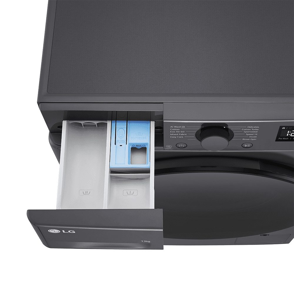 LG Series 4 AI Direct Drive 13kg Washing Machine F4Y513GBLN1 - Slate Grey LG Series 4 AI Direct Drive 13kg Washing Machine F4Y513GBLN1 - Slate Grey