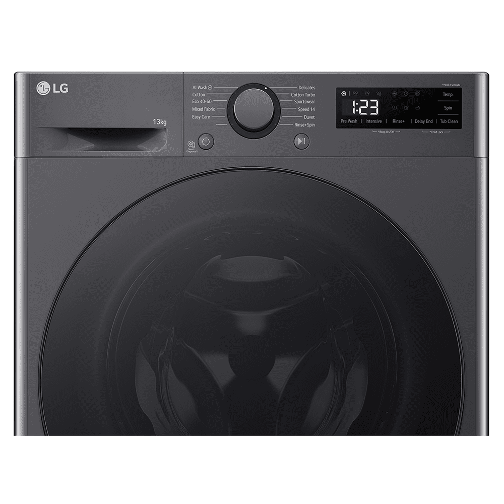 LG Series 4 AI Direct Drive 13kg Washing Machine F4Y513GBLN1 - Slate Grey LG Series 4 AI Direct Drive 13kg Washing Machine F4Y513GBLN1 - Slate Grey