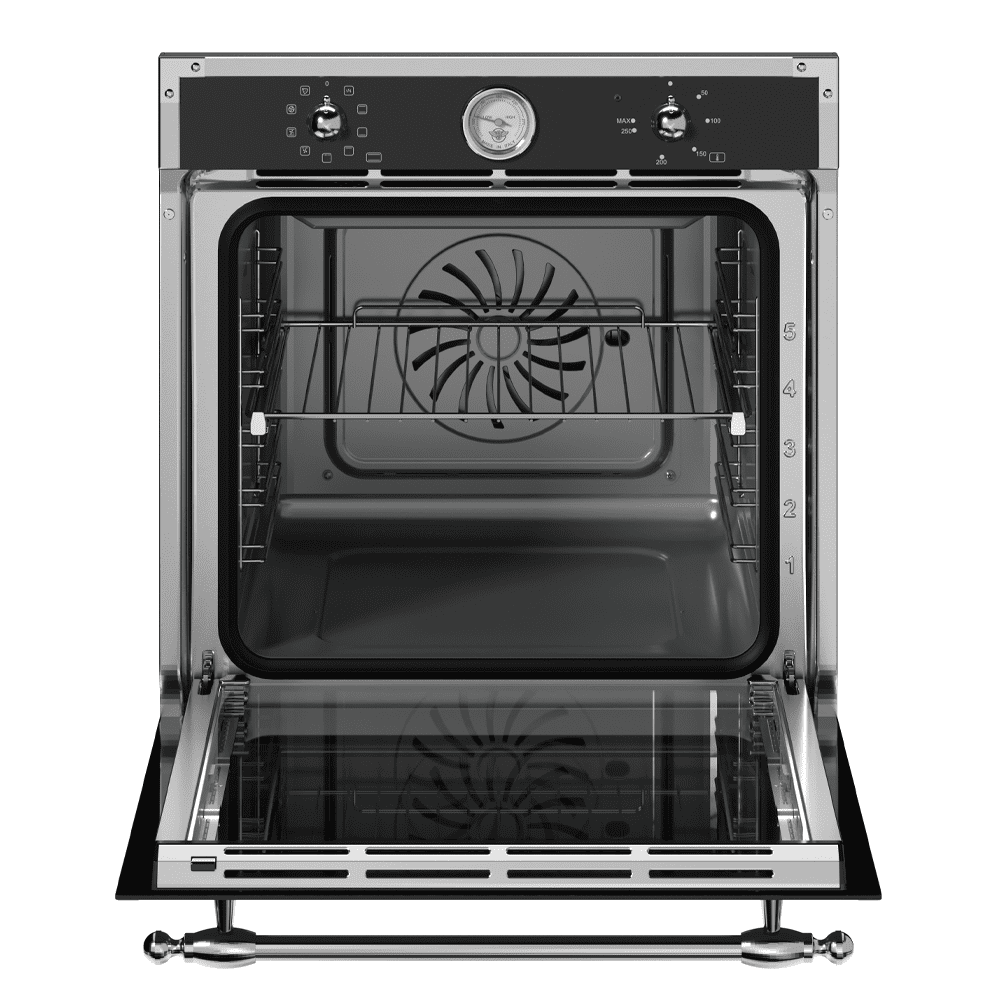 Bertazzoni Heritage Series Single Oven F609HEREKTNE - Black Bertazzoni Heritage Series Single Oven F609HEREKTNE - Black