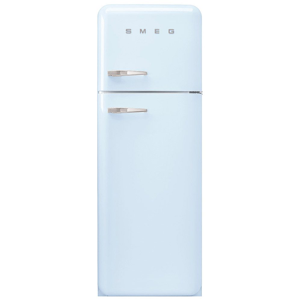 Smeg  60cm Retro Fridge Freezer Right Hand Hinge FAB30RPB6UK - Pastel Blue