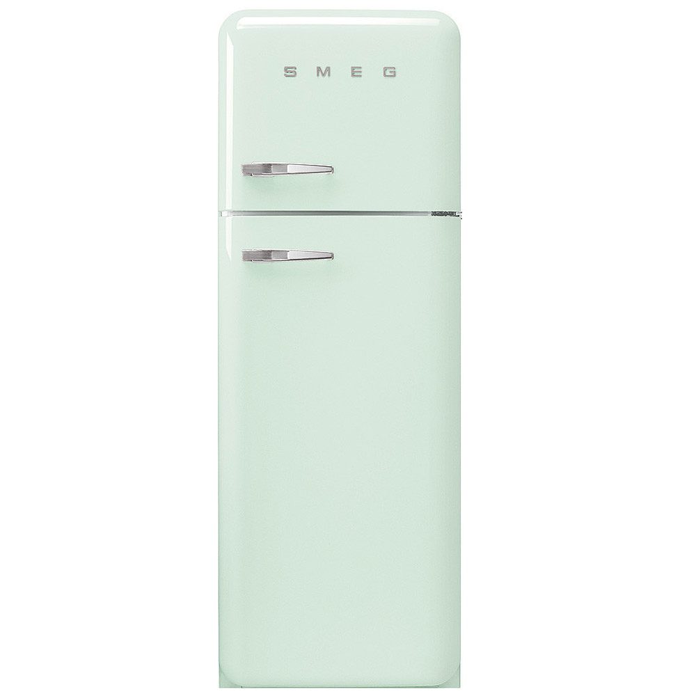 Smeg  60cm Retro Fridge Freezer Right Hand Hinge FAB30RPG5UK - PASTEL GREEN