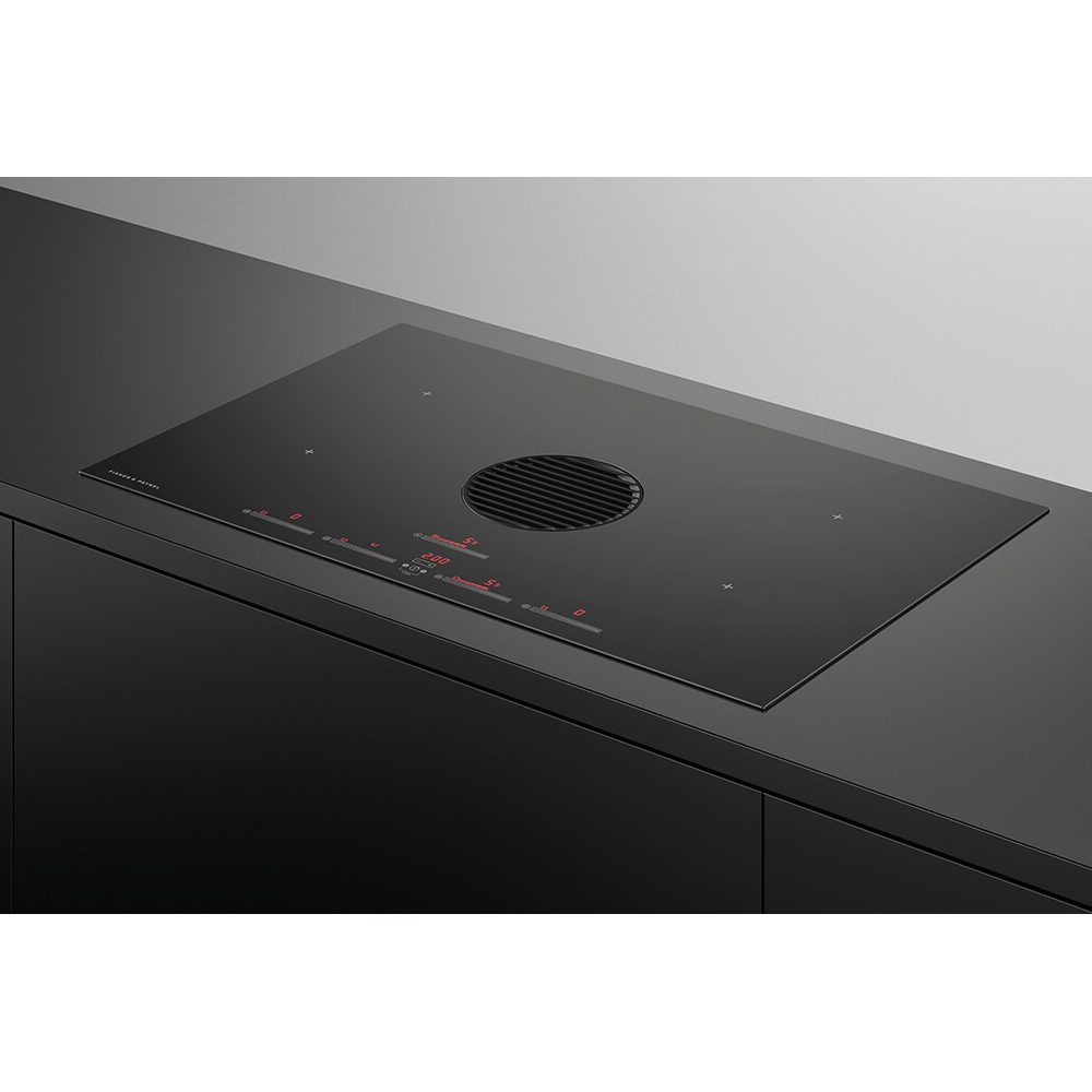 Fisher Paykel Series 9 83cm Ducted Air Venting Induction Hob CID834DTB4 - BLACK Fisher Paykel Series 9 83cm Ducted Air Venting Induction Hob CID834DTB4 - BLACK