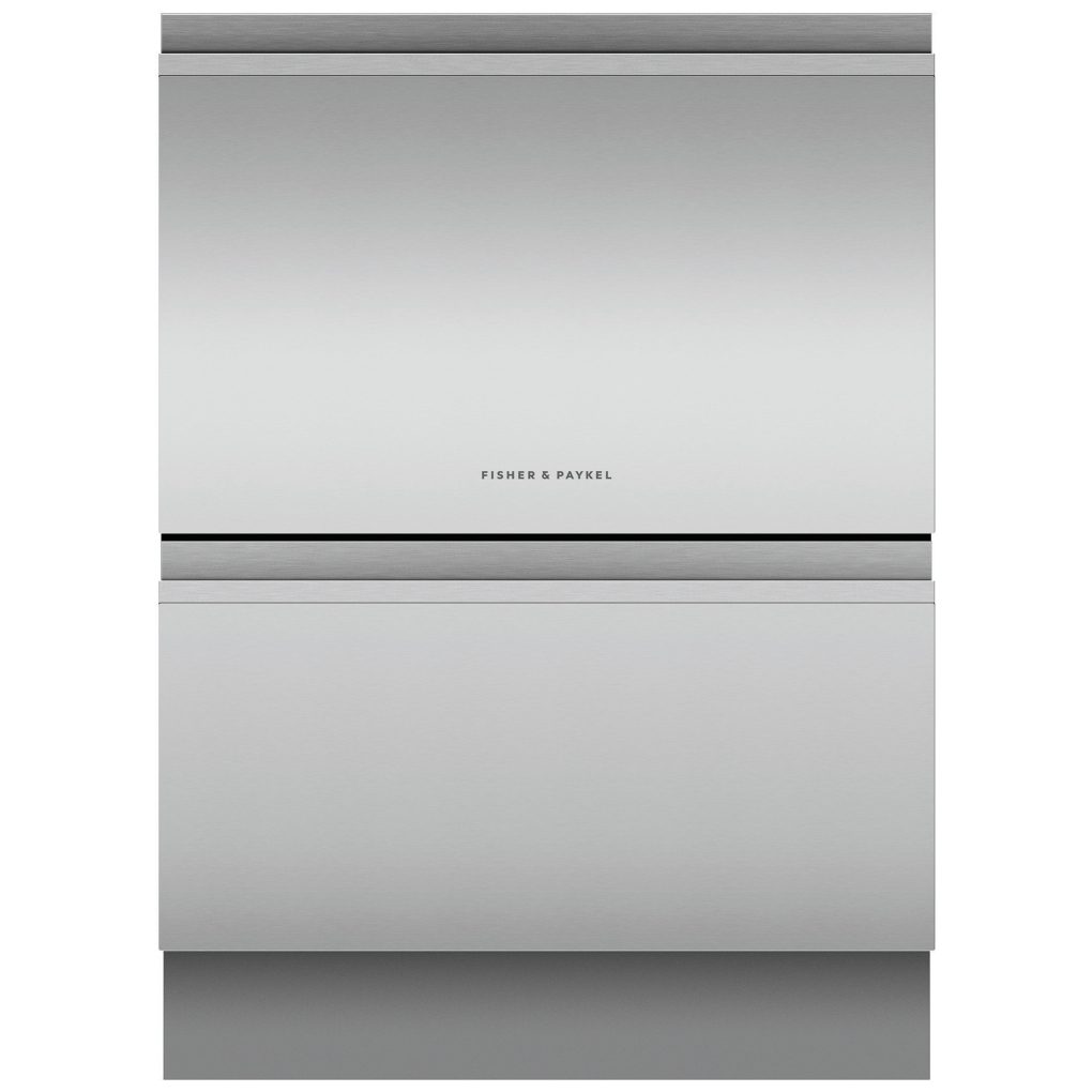 Fisher Paykel  Series 9 Double DishDrawer With Recessed Handles DD60D4HNX9 - Stainless Steel
