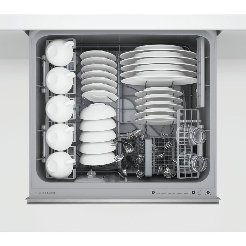Fisher Paykel Series 9 Double DishDrawer With Recessed Handles DD60D4HNX9 - Stainless Steel Fisher Paykel Series 9 Double DishDrawer With Recessed Handles DD60D4HNX9 - Stainless Steel