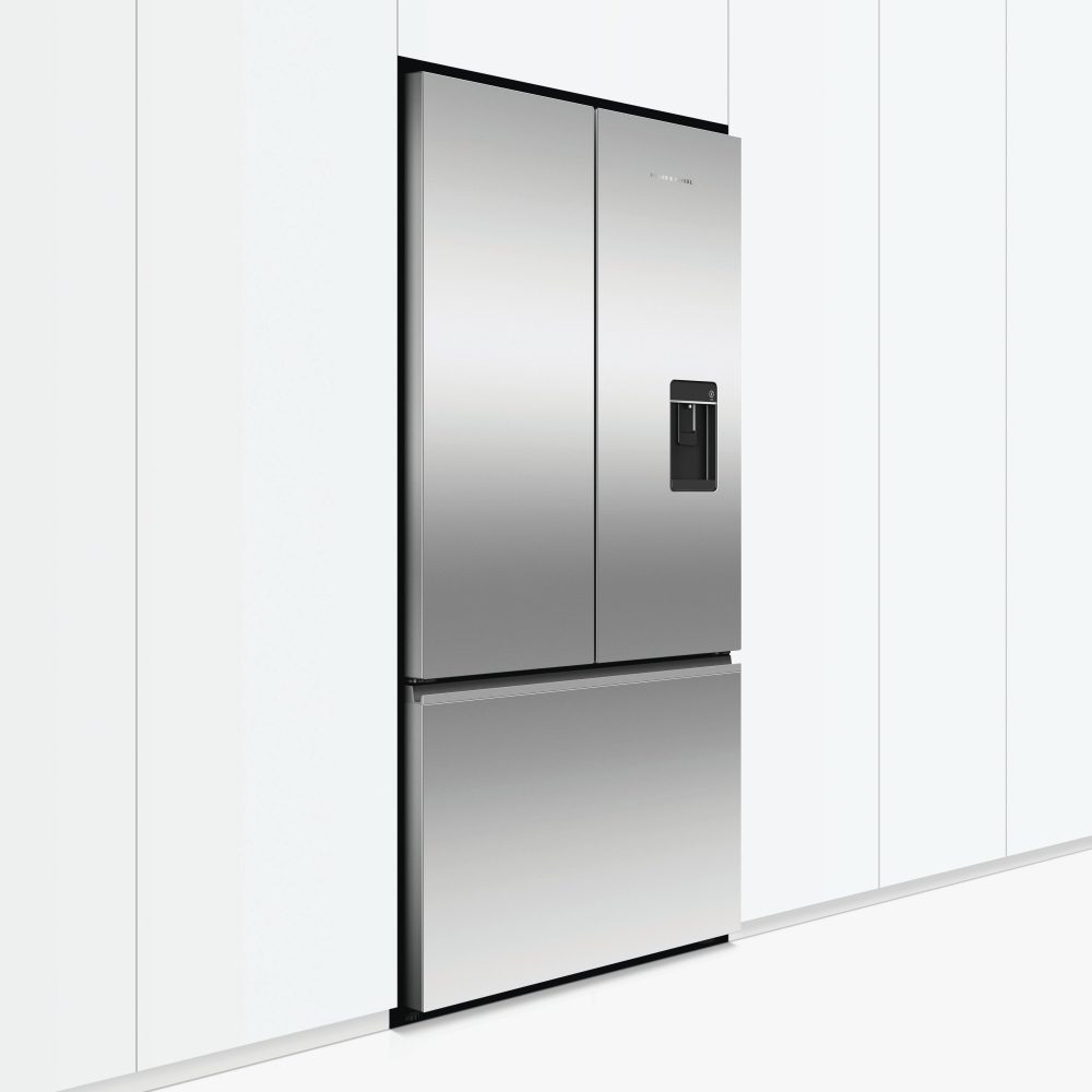 Fisher Paykel Series 7 Handleless French Style Fridge Freezer With Ice & Water RF540ANUX6 - Stainless Steel Fisher Paykel Series 7 Handleless French Style Fridge Freezer With Ice & Water RF540ANUX6 - Stainless Steel