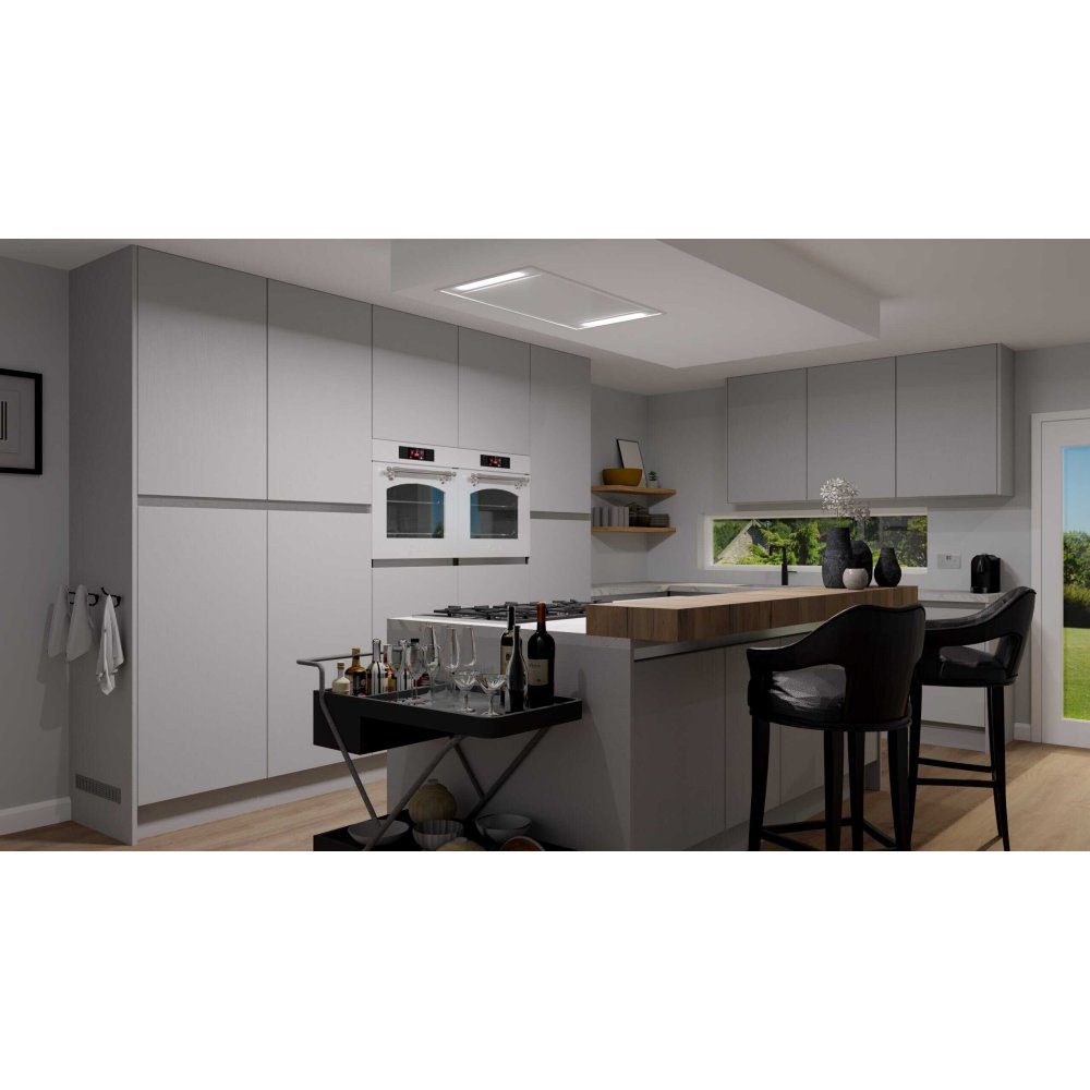 Faber 90cm Ceiling Hood HEAVEN SOFT - White Faber 90cm Ceiling Hood HEAVEN SOFT - White