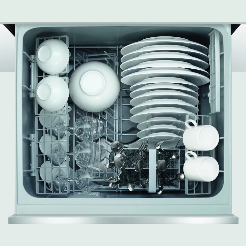 Fisher Paykel Series 9 Designer Series Flat Double DishDrawer With Sanitise DD60DDFHB9 - Black Steel Fisher Paykel Series 9 Designer Series Flat Double DishDrawer With Sanitise DD60DDFHB9 - Black Steel