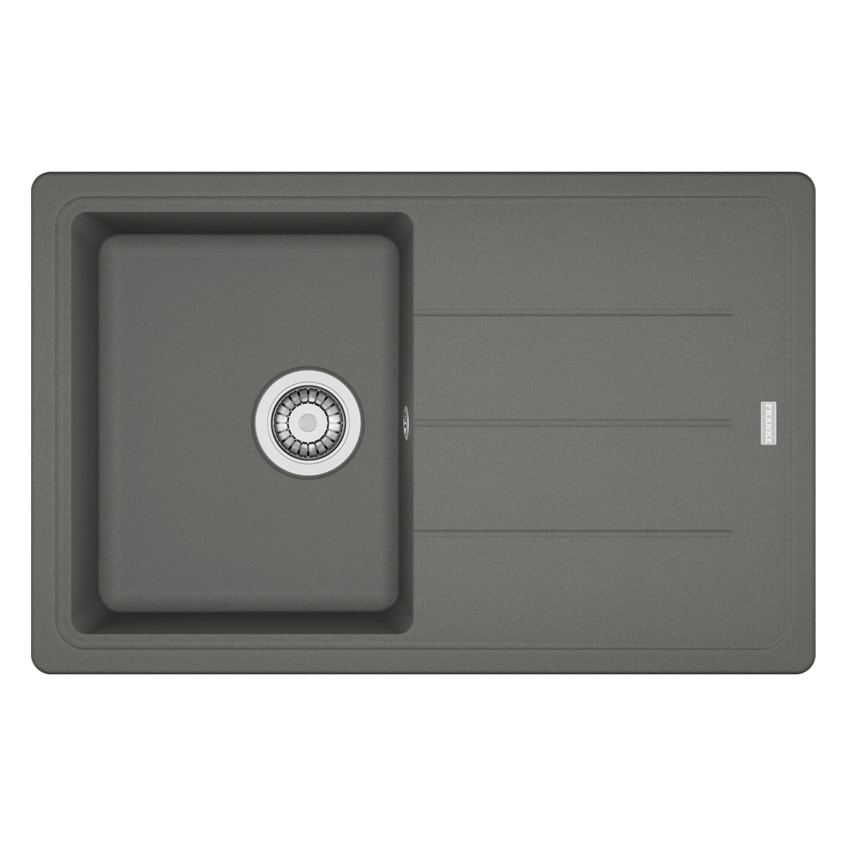 Franke Basis Fragranite Single Bowl Sink 114.0501.283 - Stone Grey