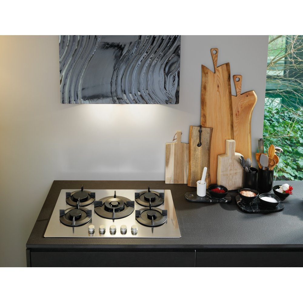Franke Mythos 90cm Five Burner Gas Hob 106.0496.077 - STAINLESS STEEL Franke Mythos 90cm Five Burner Gas Hob 106.0496.077 - STAINLESS STEEL