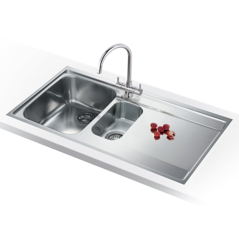 Franke  Maris 1.5 Bowl Sink Right Hand Drainer 127.0305.147 - Stainless Steel