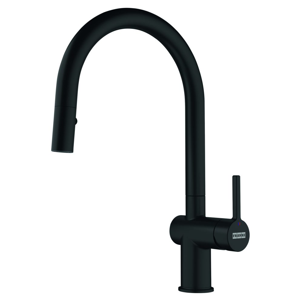 Franke Active J Spout Pull-Out Spray Tap 115.0653.404 - Matte Black