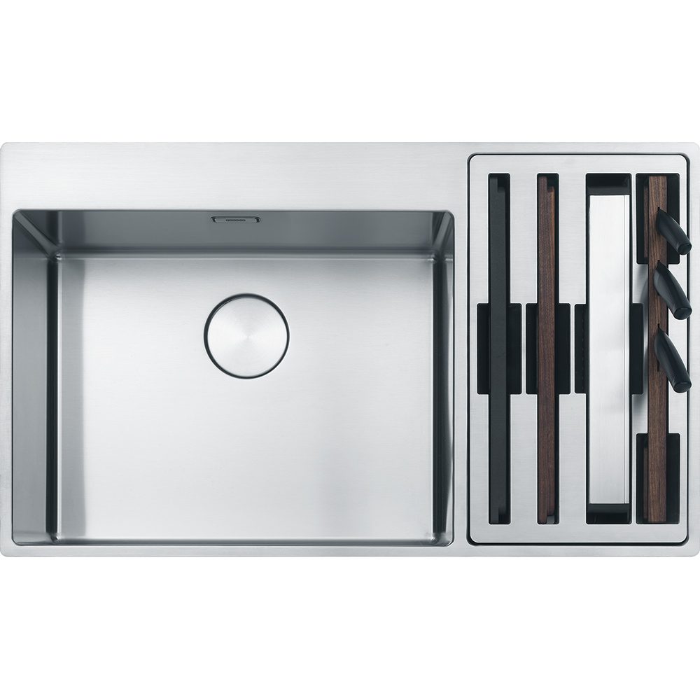 Franke Box Center 1.5 Bowl Sink Right Hand Small Bowl 127.0570.617 - Stainless Steel