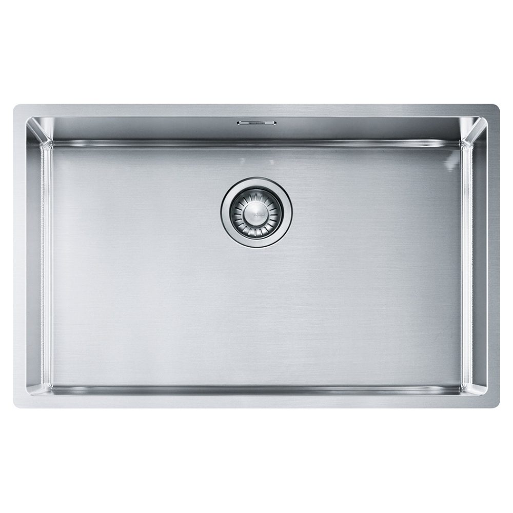 Franke Box Single Bowl Undermount Sink Complete 127.0369.284 - Stainless Steel