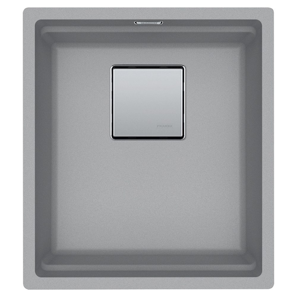 Franke Kubus Fragranite Single Bowl Undermount Sink 125.0633.733 - Stone Grey