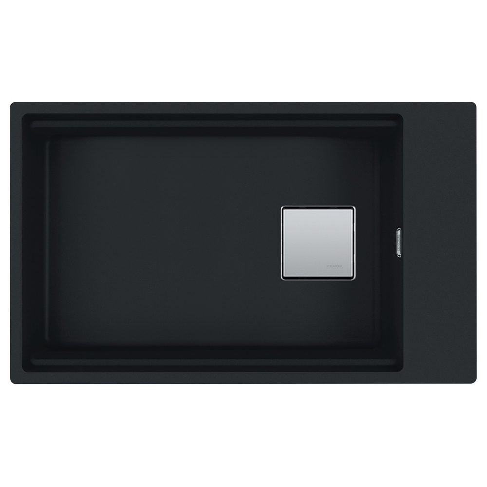 Franke Kubus Fragranite Single Bowl Undermount Sink 125.0630.443 - Matte Black