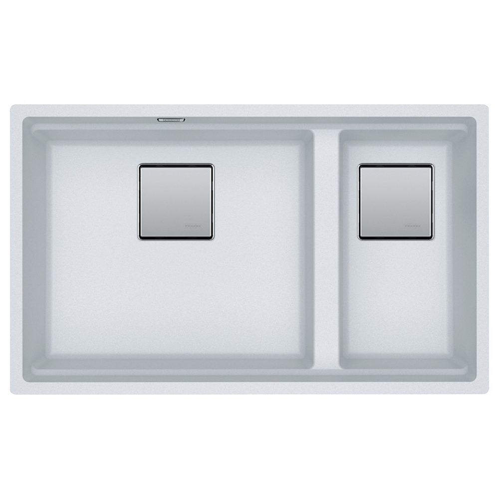 Franke Kubus Fragranite 1.5 Bowl Undermount Sink 125.0633.285 - White