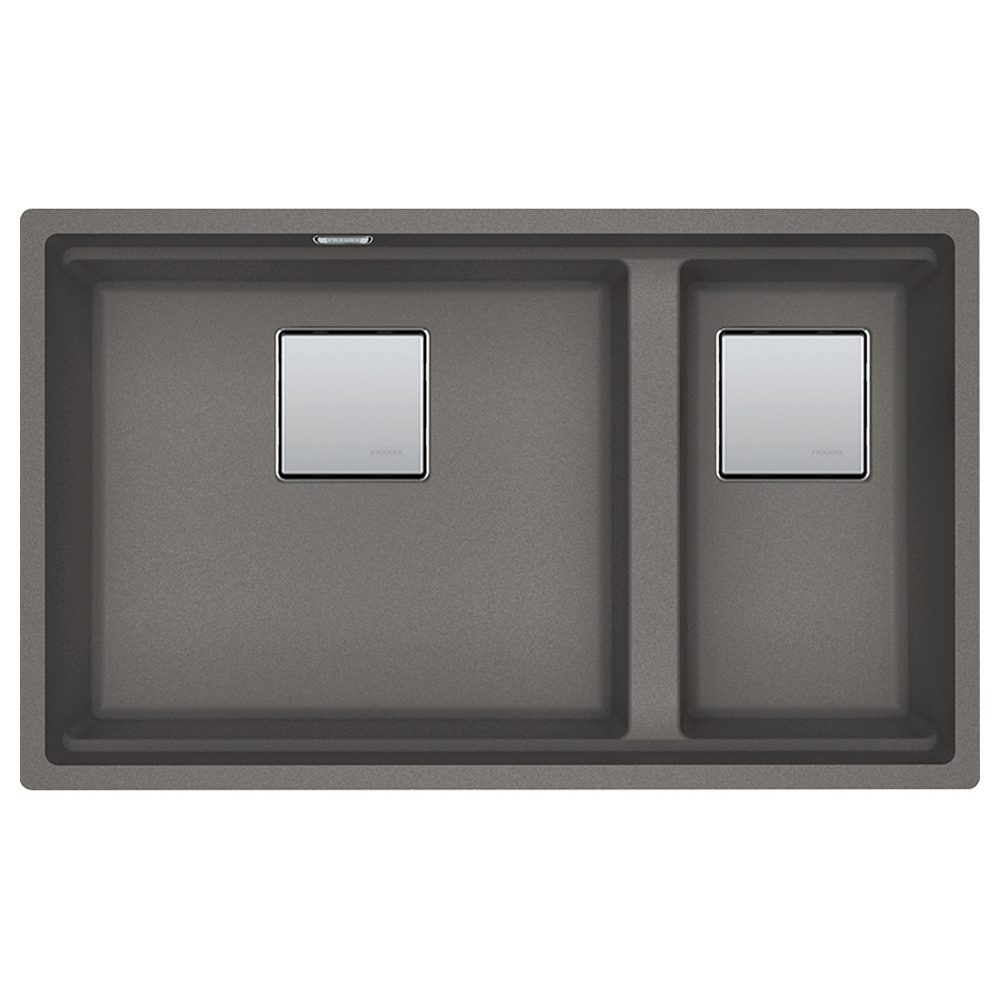 Franke Kubus Fragranite 1.5 Bowl Undermount Sink 125.0633.287 - Stone Grey