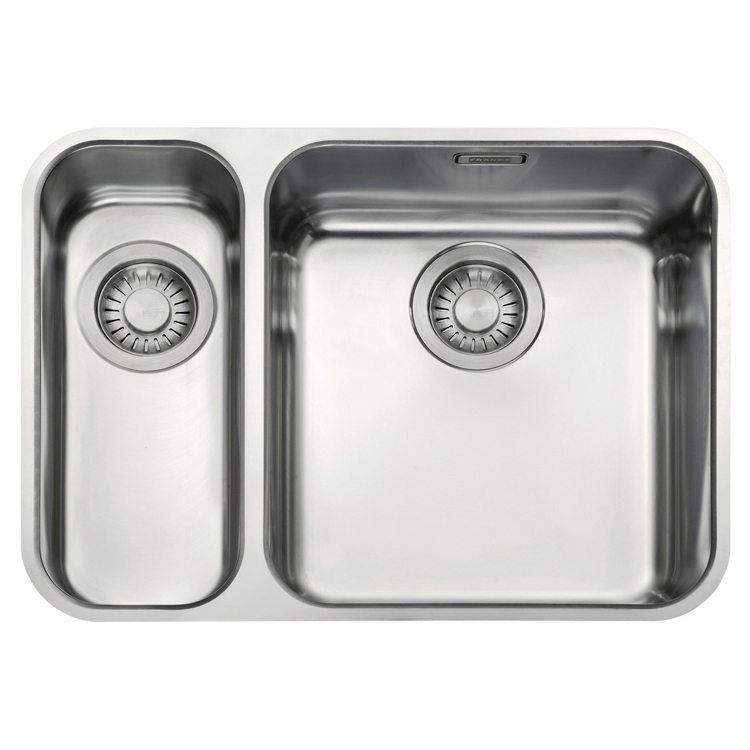 Franke  Largo 1.5 Undermount Sink Left Hand Small Bowl 122.0156.345 - Stainless Steel