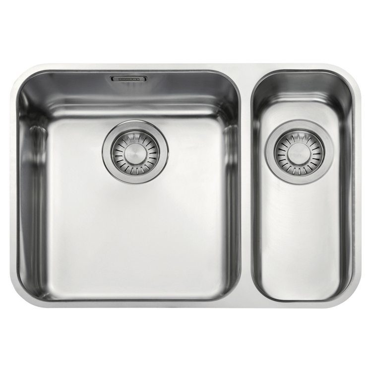 Franke  Largo 1.5 Undermount Sink Right Hand Small Bowl 122.0156.346 - Stainless Steel
