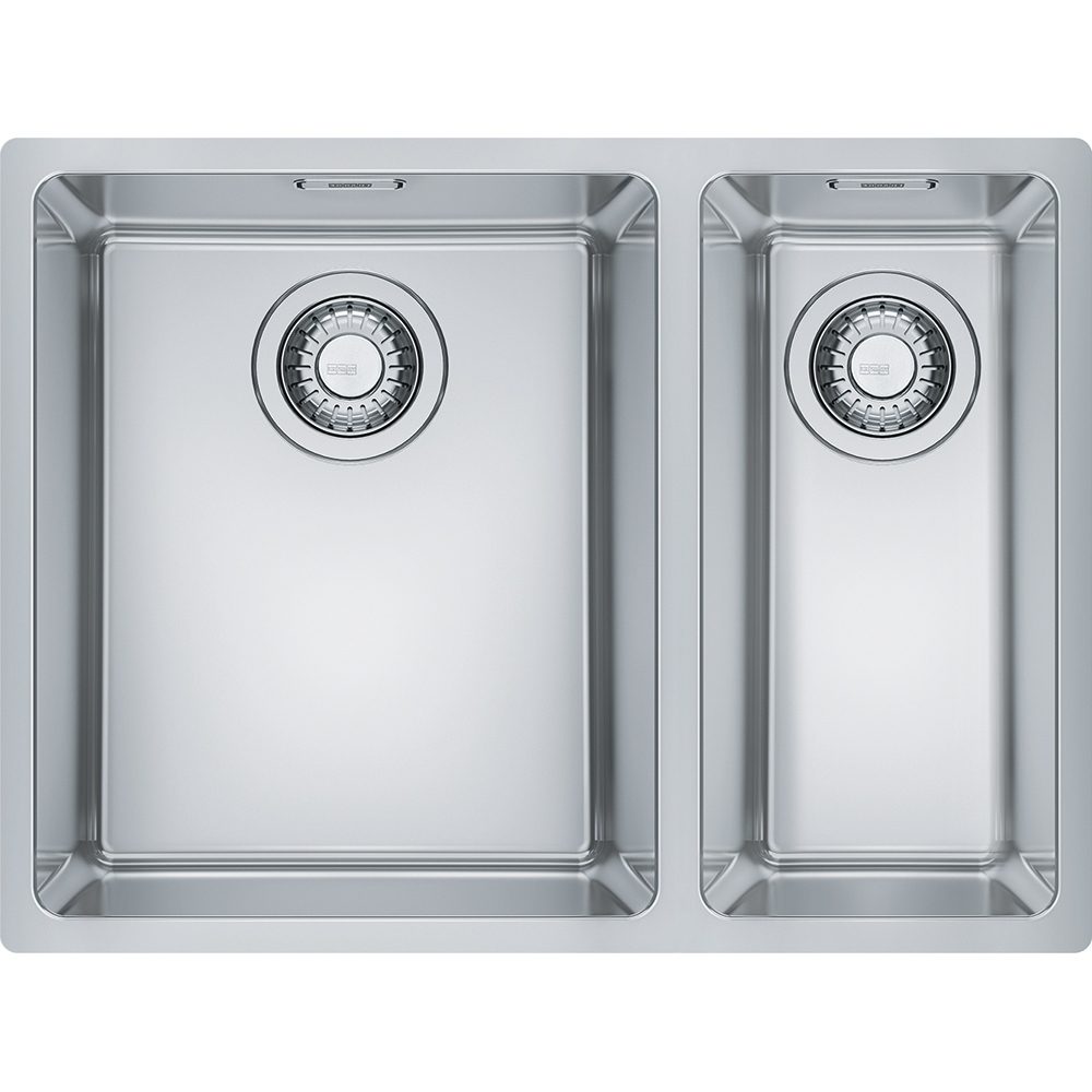 Franke  Maris 1.5 Bowl Undermount Sink Right Hand Small Bowl 127.0570.247 - Stainless Steel