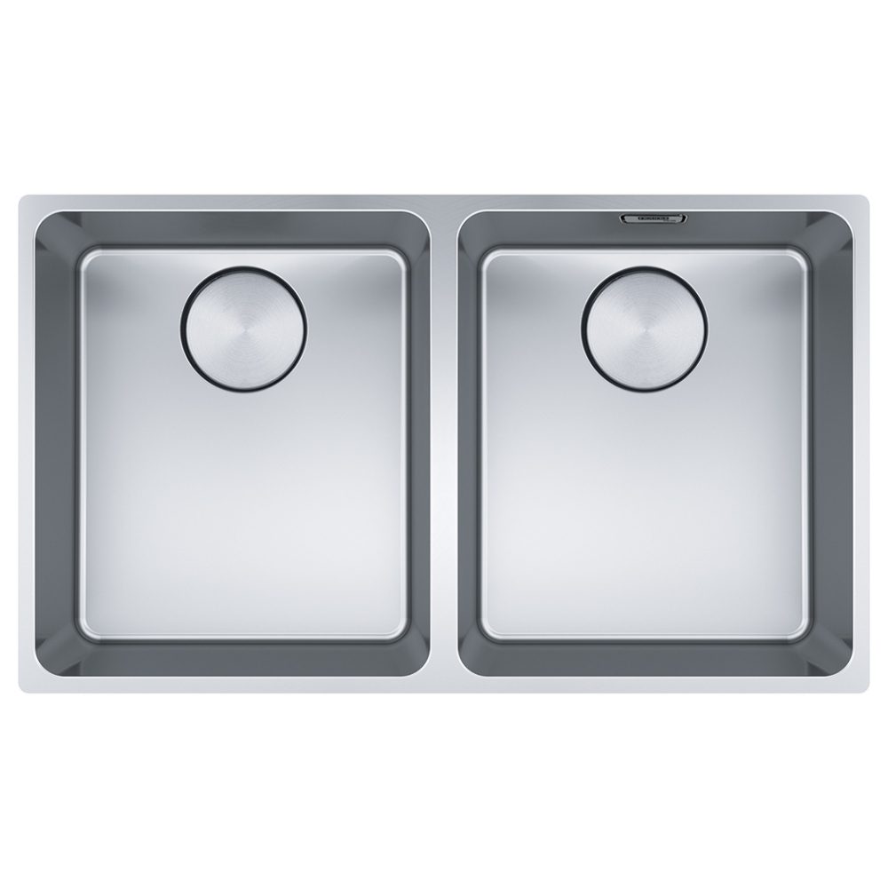 Franke  Mythos Bowl  Double Bowl Undermount Sink 122.0607.085 - Stainless Steel