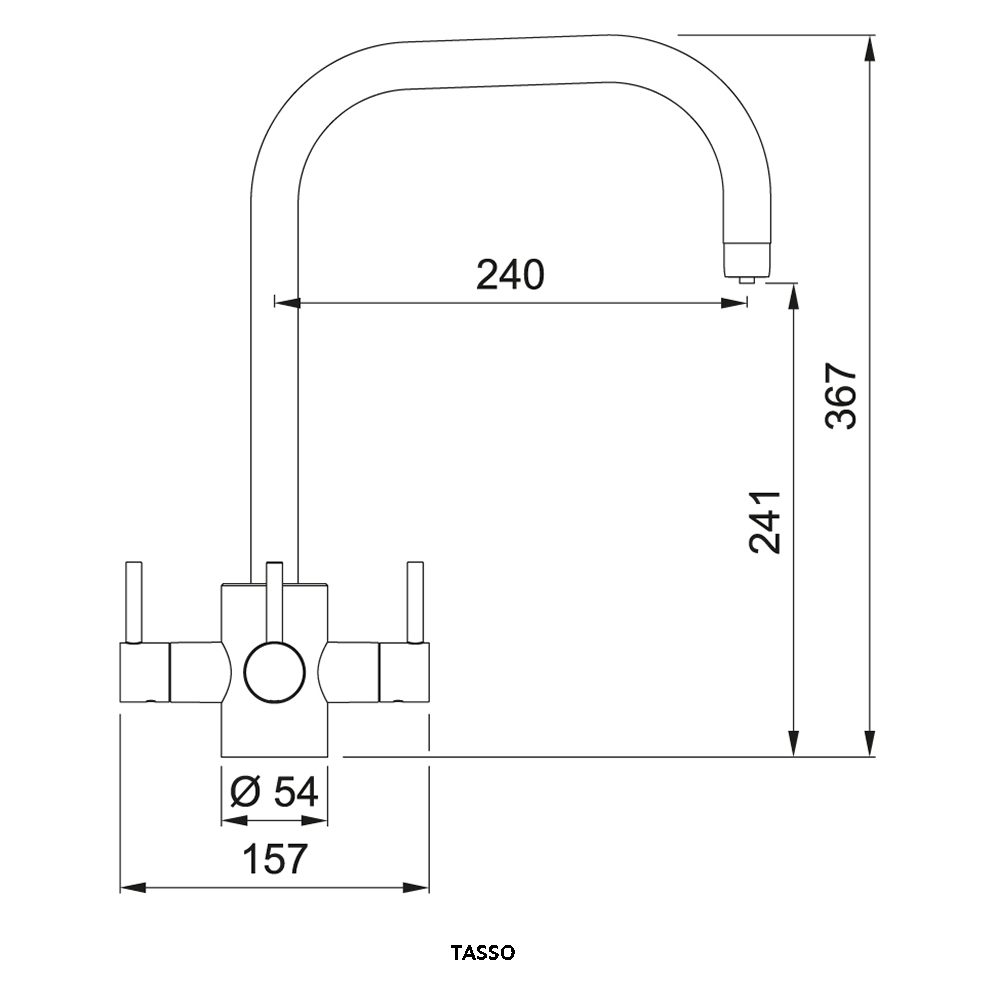 Franke Tasso Filtered Water Tap 120.0615.447 - Chrome Franke Tasso Filtered Water Tap 120.0615.447 - Chrome