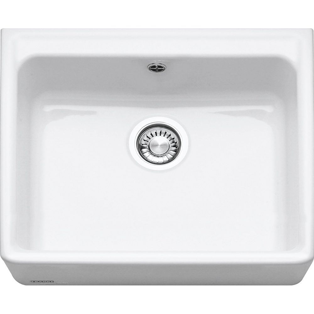 Franke Belfast Single Bowl Ceramic Sink 130.0381.800 - White