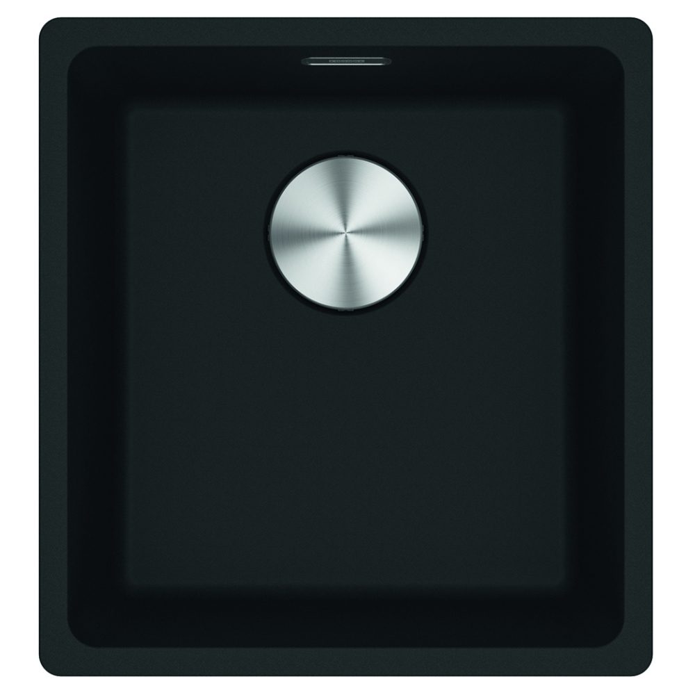 Franke  Maris Fragranite Single Bowl Undermount Sink 125.0688.503 - MATTE BLACK