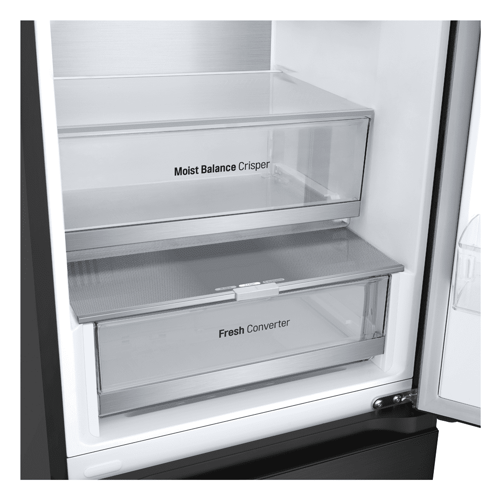 LG 60cm Frost Free Fridge Freezer GBV5240CEP - Matte Black LG 60cm Frost Free Fridge Freezer GBV5240CEP - Matte Black