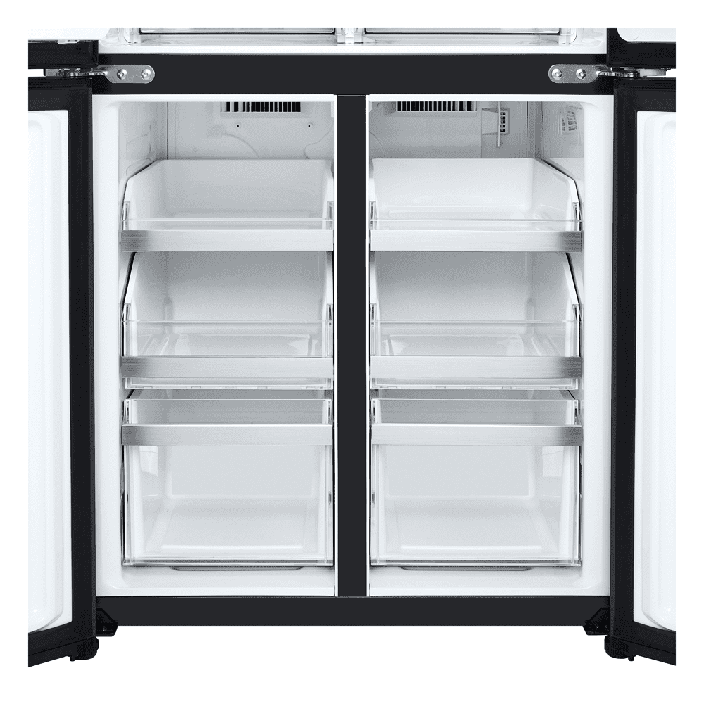 LG Slim Instaview French Style Fridge Freezer With Ice & Water GMG860EPBE - Black Steel LG Slim Instaview French Style Fridge Freezer With Ice & Water GMG860EPBE - Black Steel
