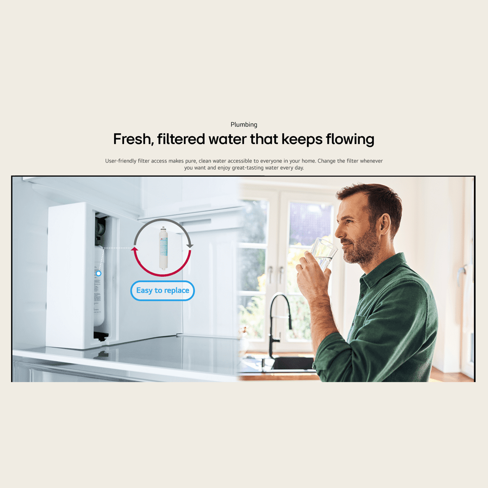 LG American Fridge Freezer Ice & Water GSLC40PYPE - Silver LG American Fridge Freezer Ice & Water GSLC40PYPE - Silver