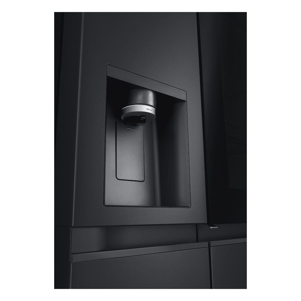 LG Door In Door Instaview American Fridge Freezer With Ice & Water GSXE90EVAD - Black Steel LG Door In Door Instaview American Fridge Freezer With Ice & Water GSXE90EVAD - Black Steel