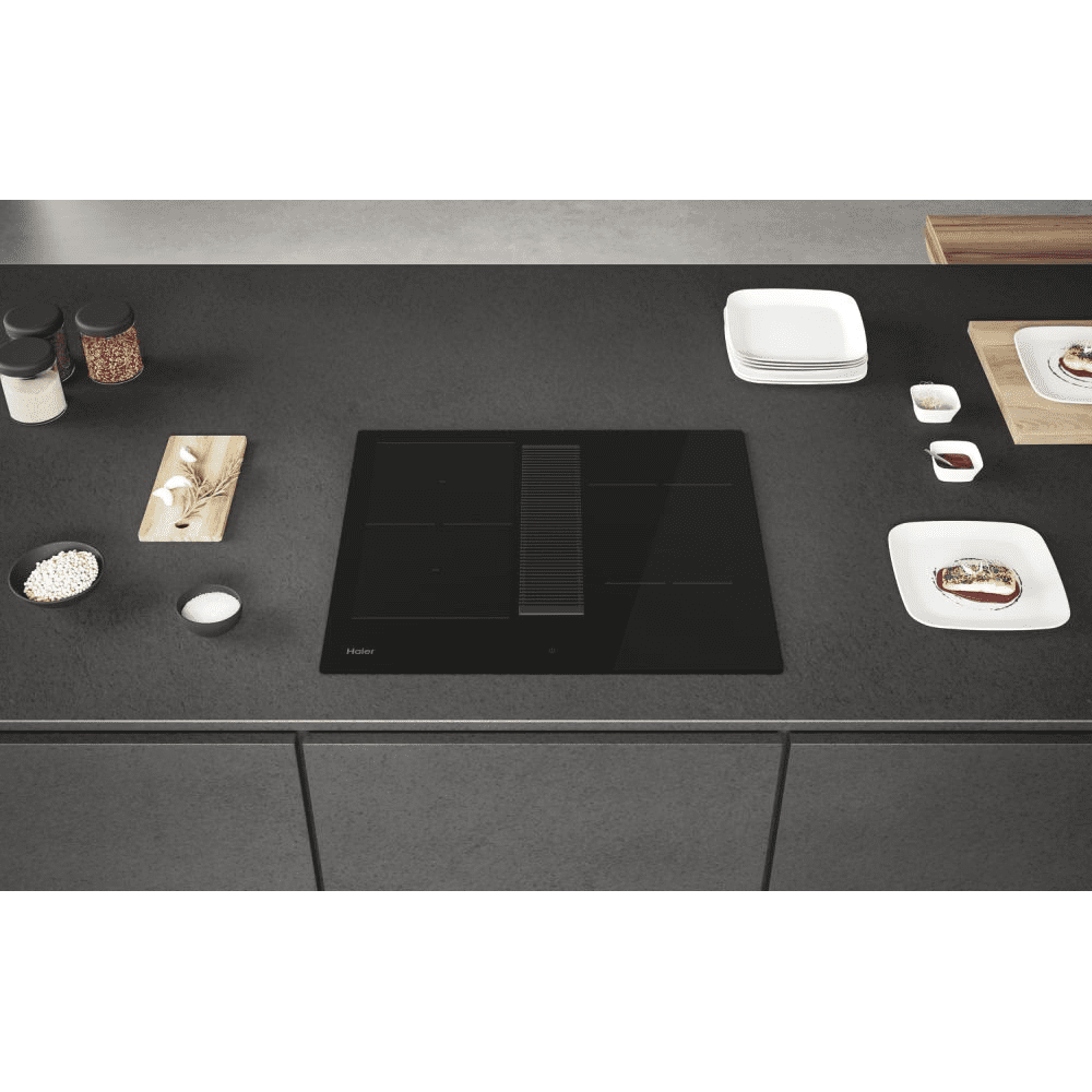 Haier 33803111 60cm Air Venting Flex Induction Hob HAIH6IESCF - BLACK Haier 33803111 60cm Air Venting Flex Induction Hob HAIH6IESCF - BLACK