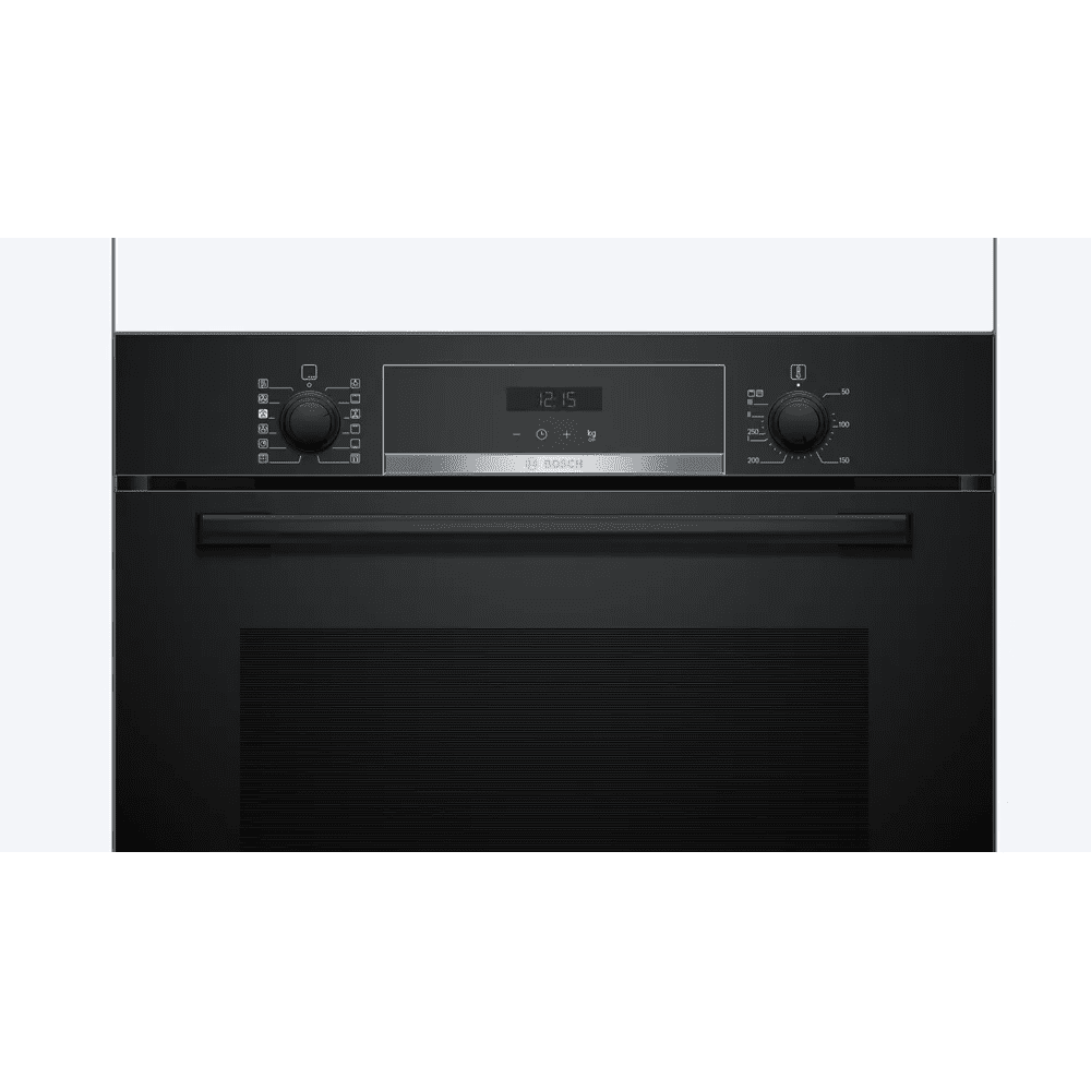 Bosch Series 4 Pyrolytic Multifunction Single Oven HQA574BB3B - Black Bosch Series 4 Pyrolytic Multifunction Single Oven HQA574BB3B - Black