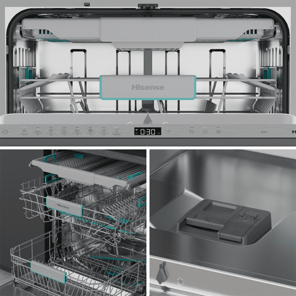 Hisense 60cm Fully Integrated Dishwasher HV673A60UK Hisense 60cm Fully Integrated Dishwasher HV673A60UK