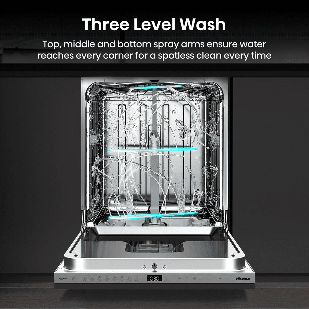 Hisense 60cm Fully Integrated Dishwasher HV673A60UK Hisense 60cm Fully Integrated Dishwasher HV673A60UK