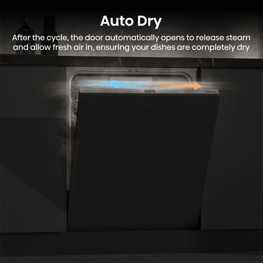 Hisense 60cm Fully Integrated Dishwasher HV673A60UK Hisense 60cm Fully Integrated Dishwasher HV673A60UK