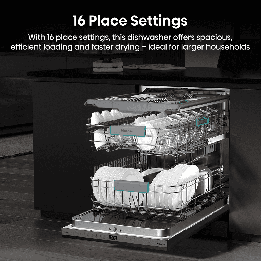 Hisense 60cm Fully Integrated Dishwasher HV673A60UK Hisense 60cm Fully Integrated Dishwasher HV673A60UK