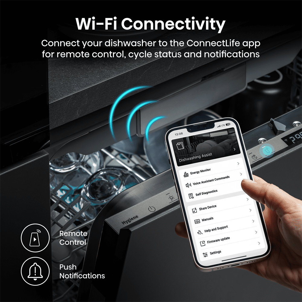 Hisense 60cm Fully Integrated Auto Dose UltraViolet Clean Dishwasher HV693A60UVADUK Hisense 60cm Fully Integrated Auto Dose UltraViolet Clean Dishwasher HV693A60UVADUK