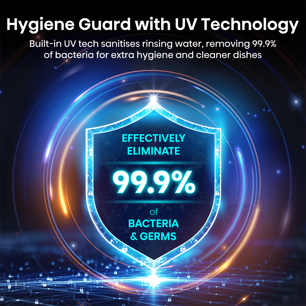 Hisense 60cm Fully Integrated Auto Dose UltraViolet Clean Dishwasher HV693A60UVADUK Hisense 60cm Fully Integrated Auto Dose UltraViolet Clean Dishwasher HV693A60UVADUK
