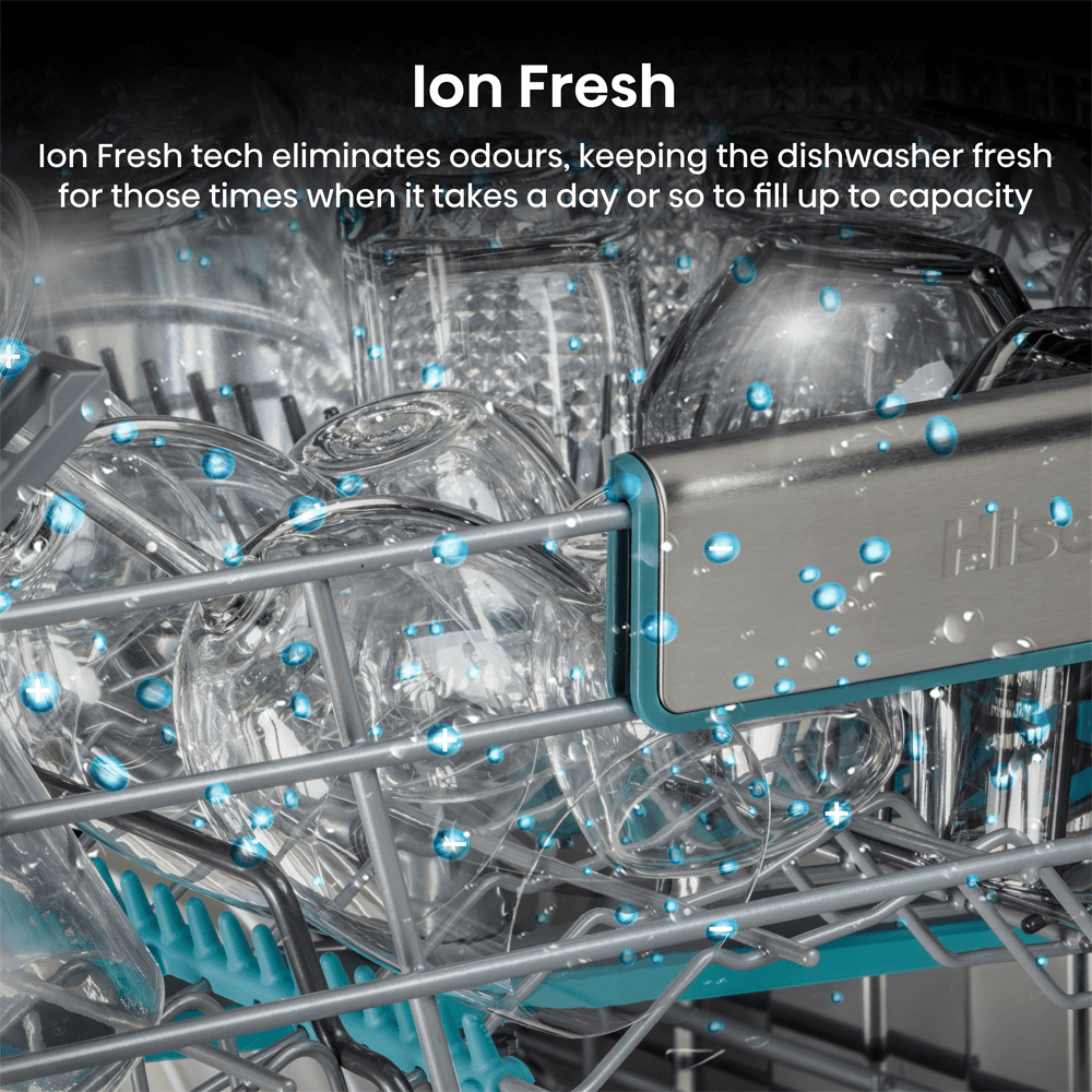 Hisense 60cm Fully Integrated Auto Dose UltraViolet Clean Dishwasher HV693A60UVADUK Hisense 60cm Fully Integrated Auto Dose UltraViolet Clean Dishwasher HV693A60UVADUK