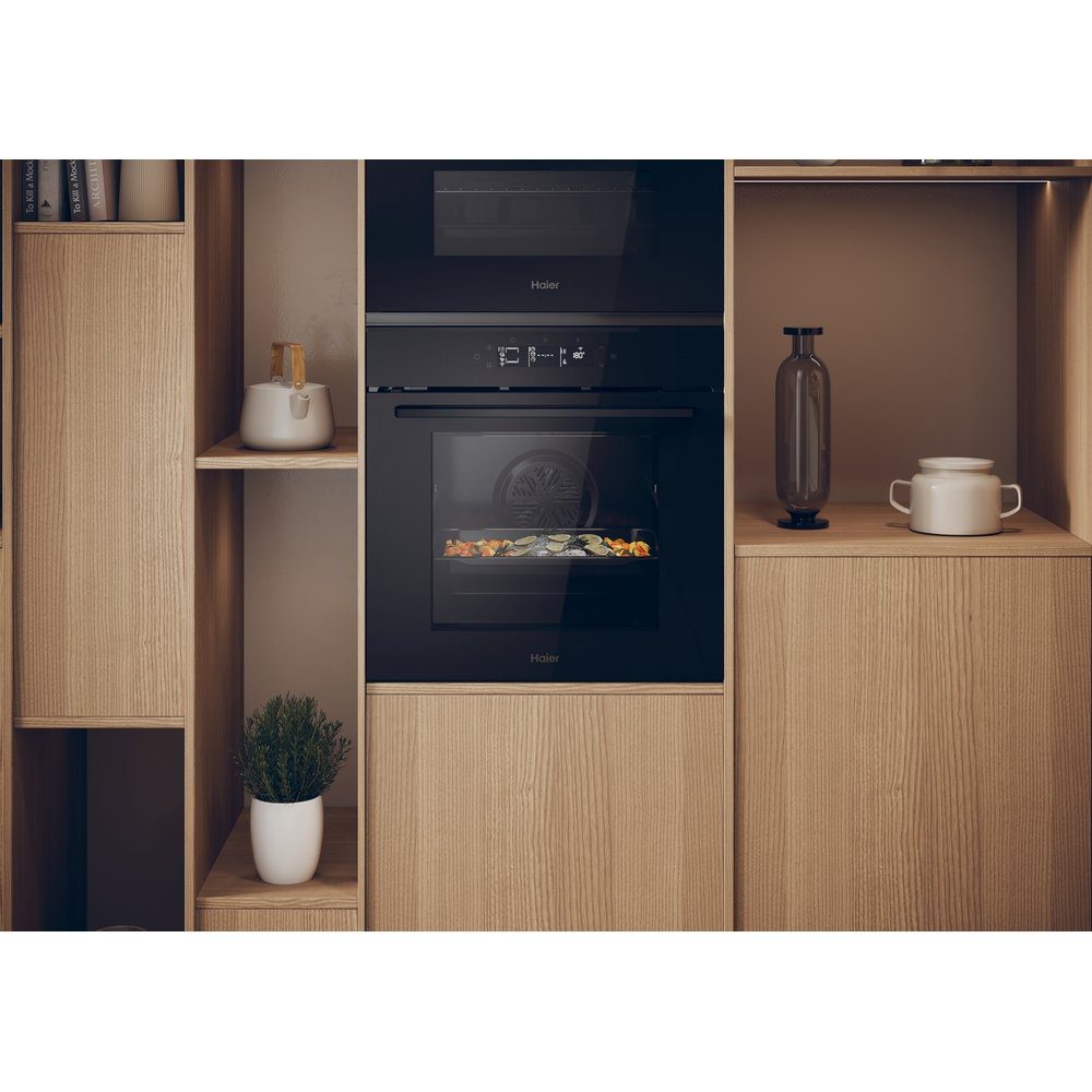 Haier Pyrolytic Multifunction Single Oven H6 ID25G3YTB2 - Black Haier Pyrolytic Multifunction Single Oven H6 ID25G3YTB2 - Black