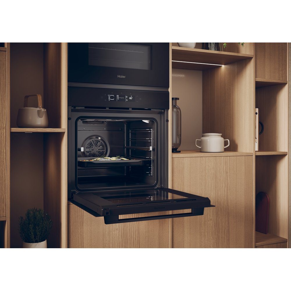 Haier Pyrolytic Multifunction Single Oven H6 ID25G3YTB2 - Black Haier Pyrolytic Multifunction Single Oven H6 ID25G3YTB2 - Black