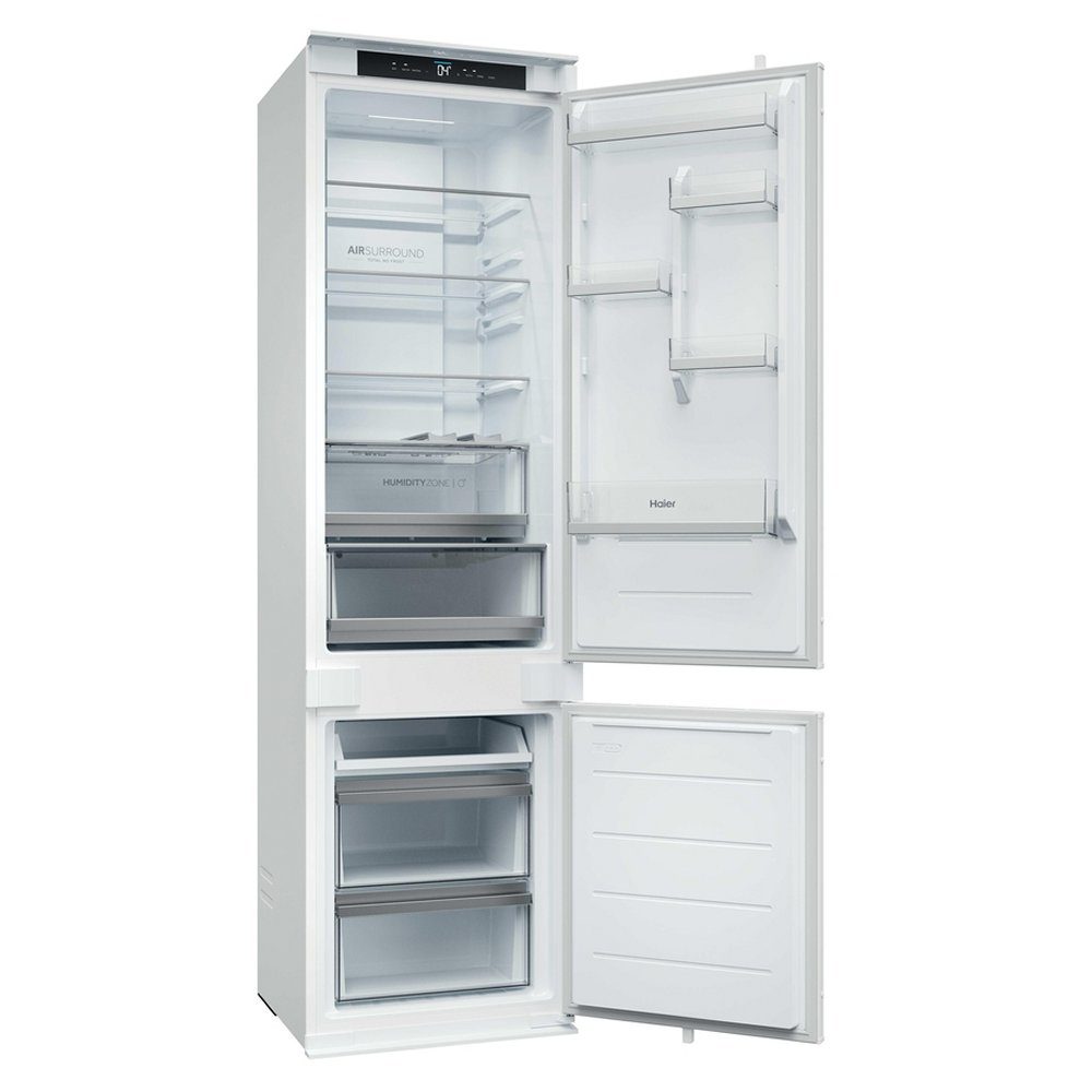 Haier 193cm Integrated 70/30 Frost Free Fridge Freezer HBQW5519EK Haier 193cm Integrated 70/30 Frost Free Fridge Freezer HBQW5519EK
