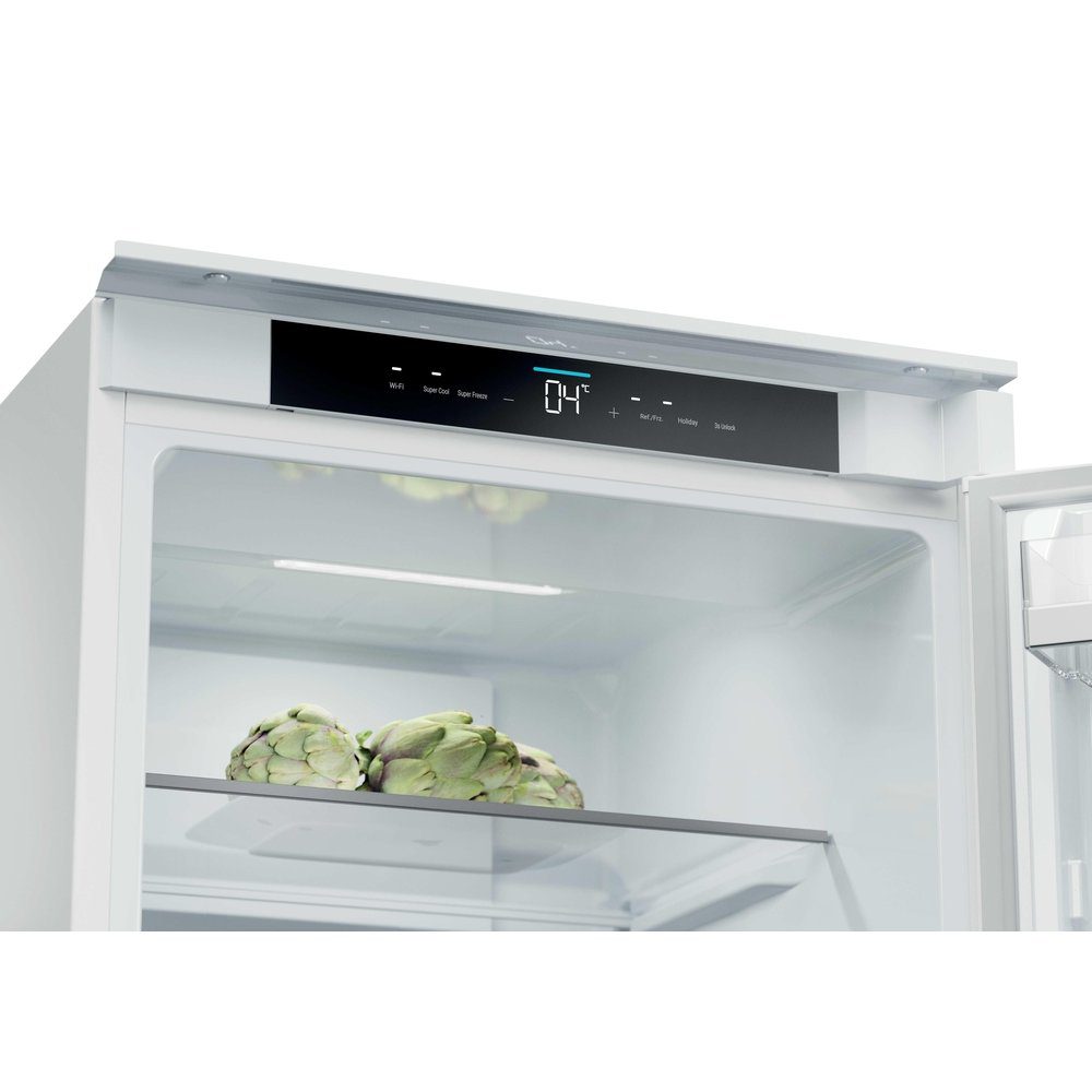Haier 193cm Integrated 70/30 Frost Free Fridge Freezer HBQW5519EK Haier 193cm Integrated 70/30 Frost Free Fridge Freezer HBQW5519EK