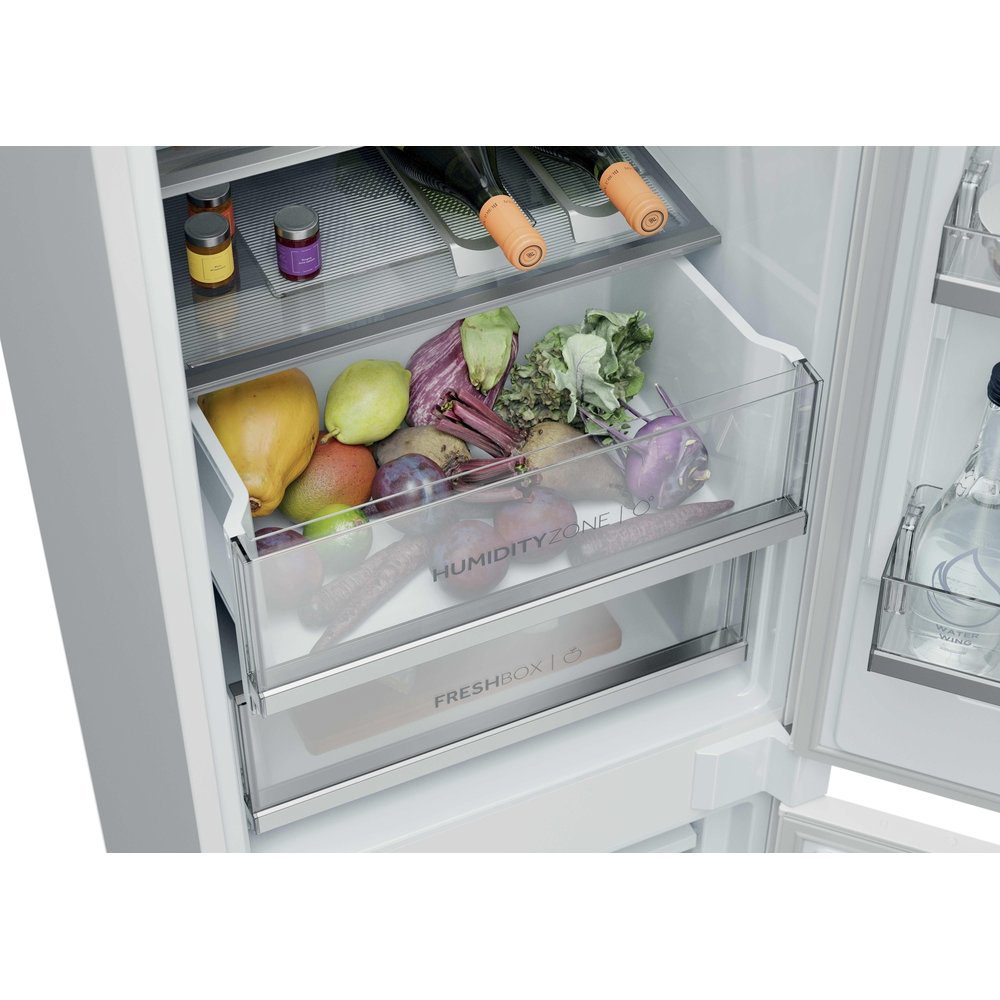 Haier 193cm Integrated 70/30 Frost Free Fridge Freezer HBQW5519EK Haier 193cm Integrated 70/30 Frost Free Fridge Freezer HBQW5519EK