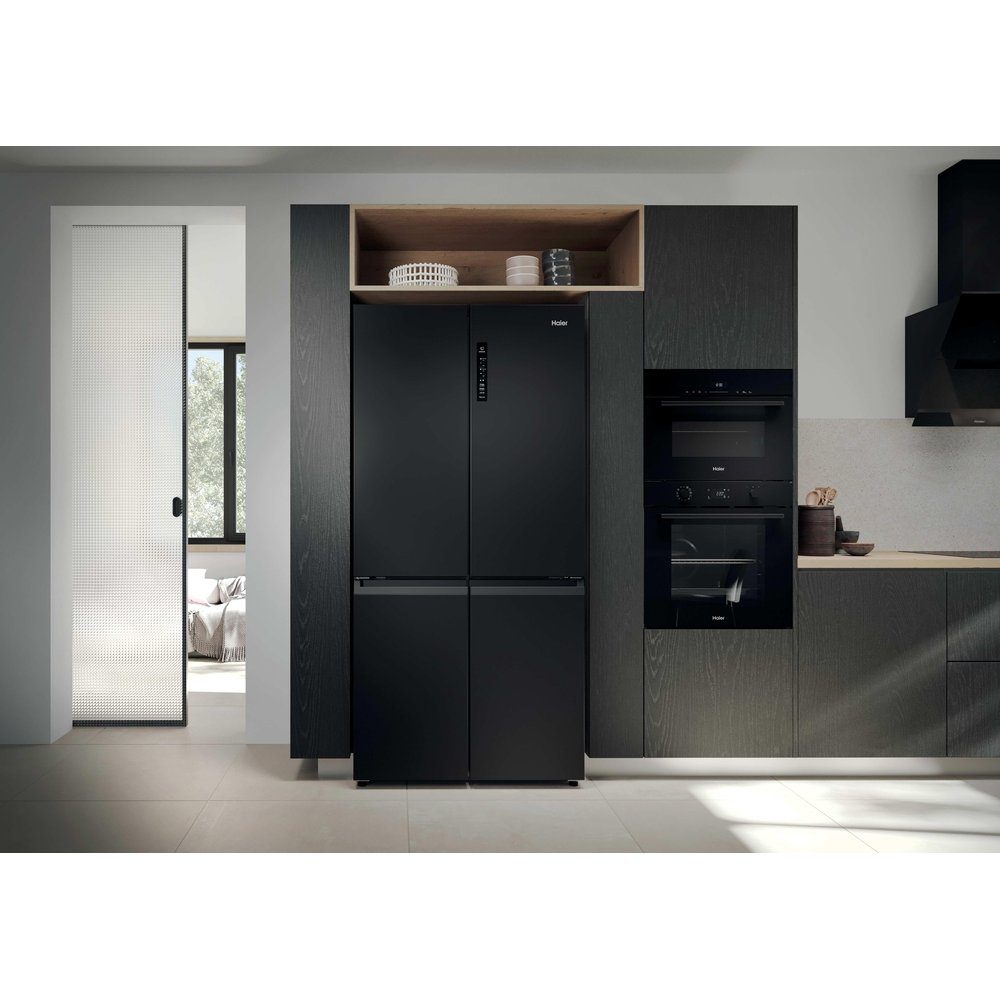Haier Four Door French Style Fridge Freezer HCR39F19ENPT - Slate Black Haier Four Door French Style Fridge Freezer HCR39F19ENPT - Slate Black